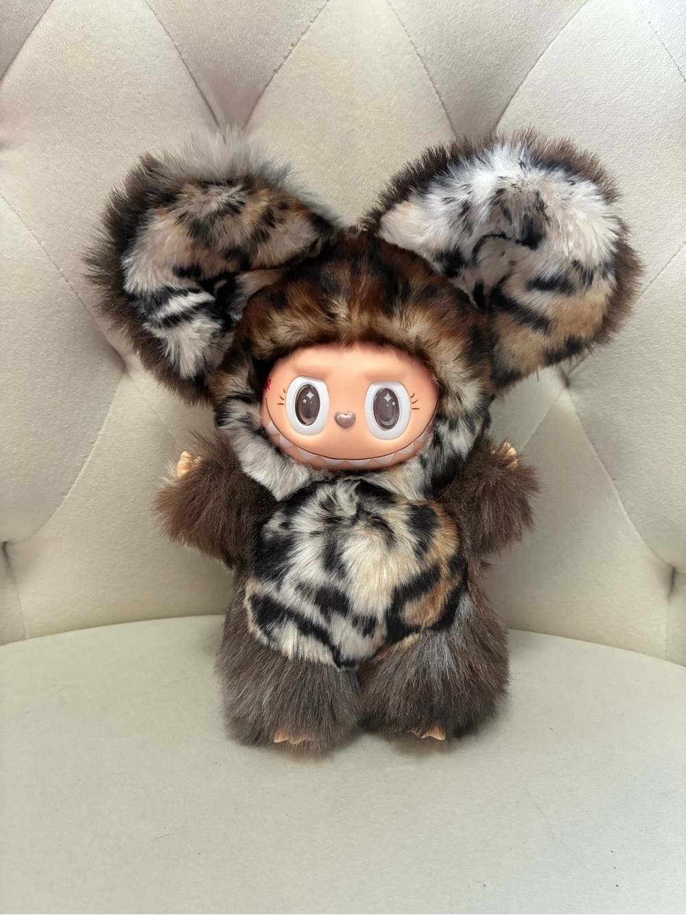 Gorgeous Custom Animal Print Labubu - New, high-quality custom doll